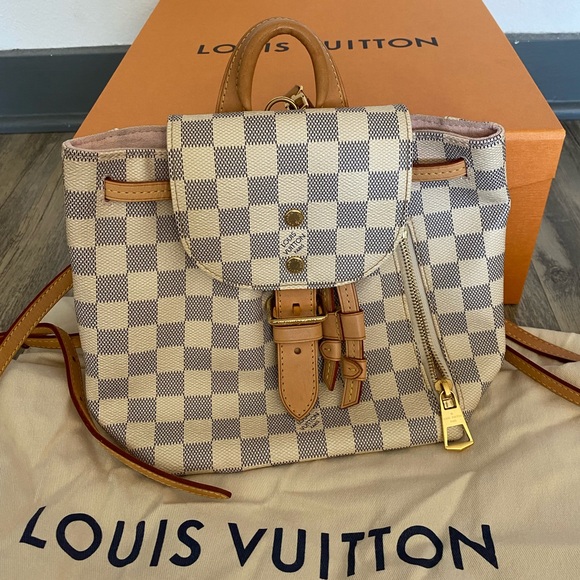 Louis Vuitton Handbags - Louis Vuitton Damier Azur Sperone Backpack